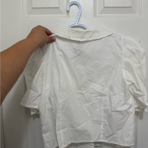 NWT! Peter Pan white collar button up by Elli White - coquette girl Lolita girly - Picture 3 of 3